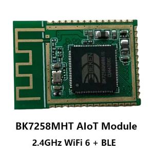 BK7258MHT AIoT智能模组(类涂鸦T5模组）｜WiFi6 2.4GHz + BLE + H.264编码 + JPEG解码 + LCD触摸显示 + 语音交互一体化解决方案，适用于智能语音终端、工业HMI、家电控制面板